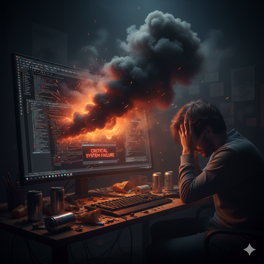 App catches fire